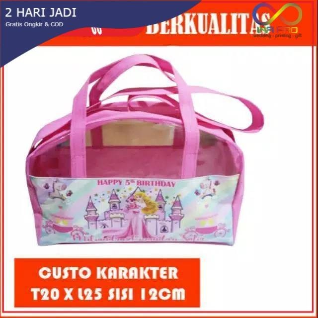 

TERLARIS Tas ultah busur mika tas ulang tahun goodiebag tas - RETBUSURMIKA