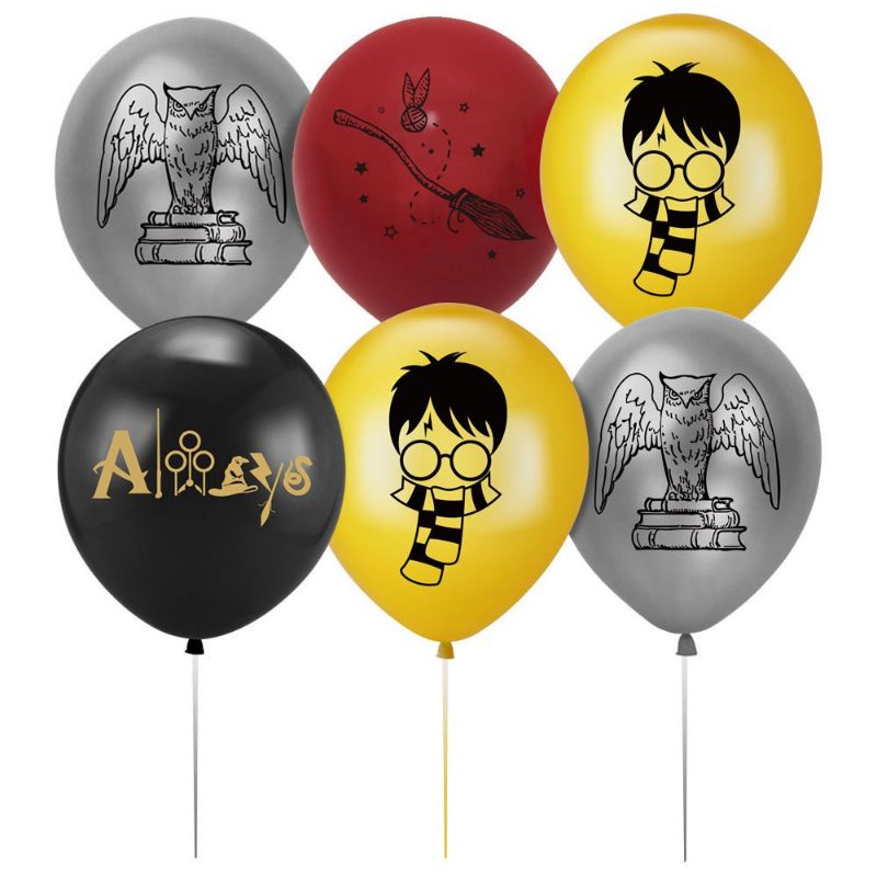 Balon Balloon Latex Lateks Harry Potter Isi 12 Pesta Kostum Ulang Tahun