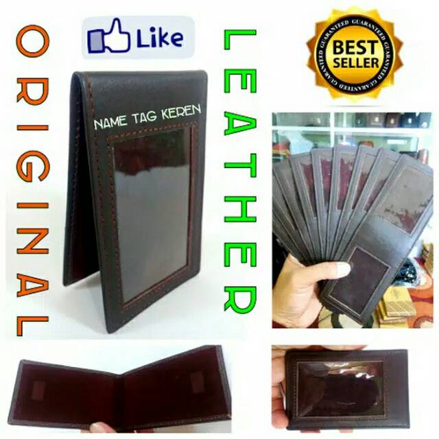 

Name tag / id card kulit asli murah berkualitas made in garut