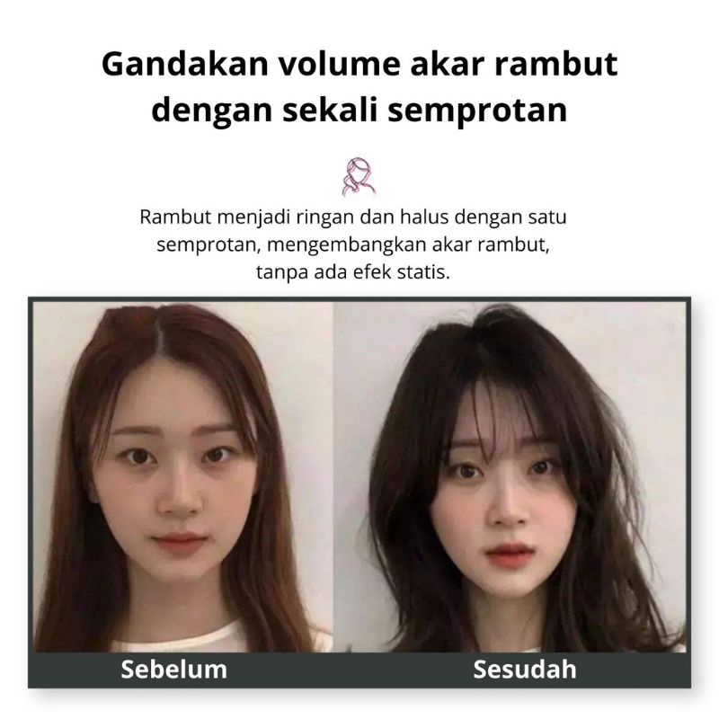 Lifusha Dry Shampoo Viral 150ml 100% Original Hair Care Sampo Anti Lepek Perawatan Rambut Kering Bau Pria dan Wanita Murah Banget