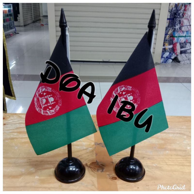 

best seller tiang kayu meja+bendera AFGANISTAN ready stock