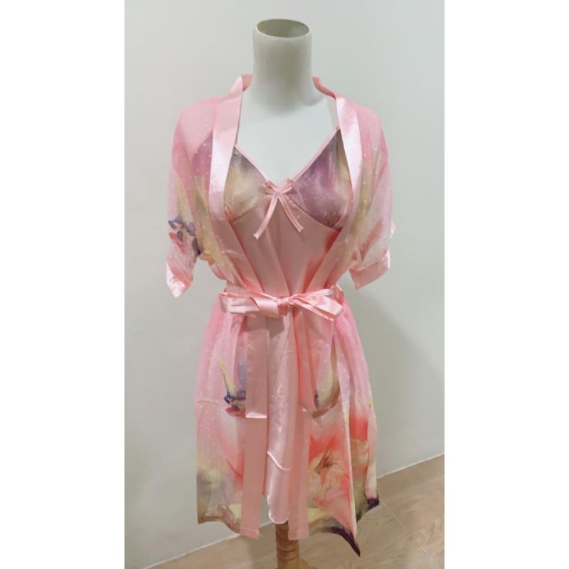 5 wrn KIMONO + DRESS IMPORT / KIMONO SATIN