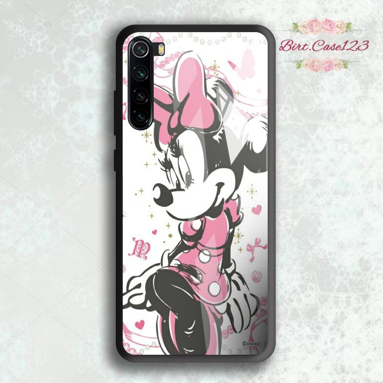 back case glass MINNIE MOUSE Iphone 5 6 6s 6+ 6s+ 7 7s 7+ 8 8+ Se 2020 X Xs Xr 11 12 Pro Max BC4962