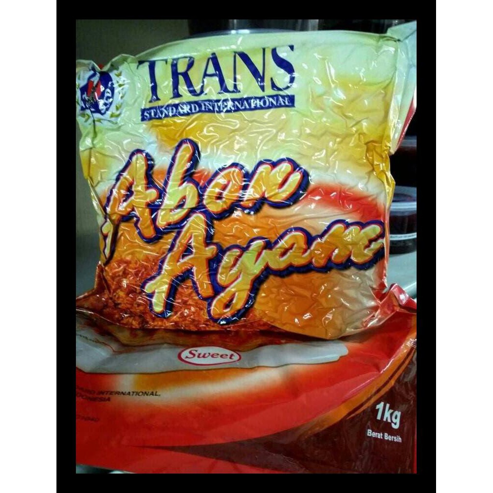 

STOK BARU ABON AYAM MANIS TRANS 1KG MAKANAN KERING TERLARIS DAN MURAH