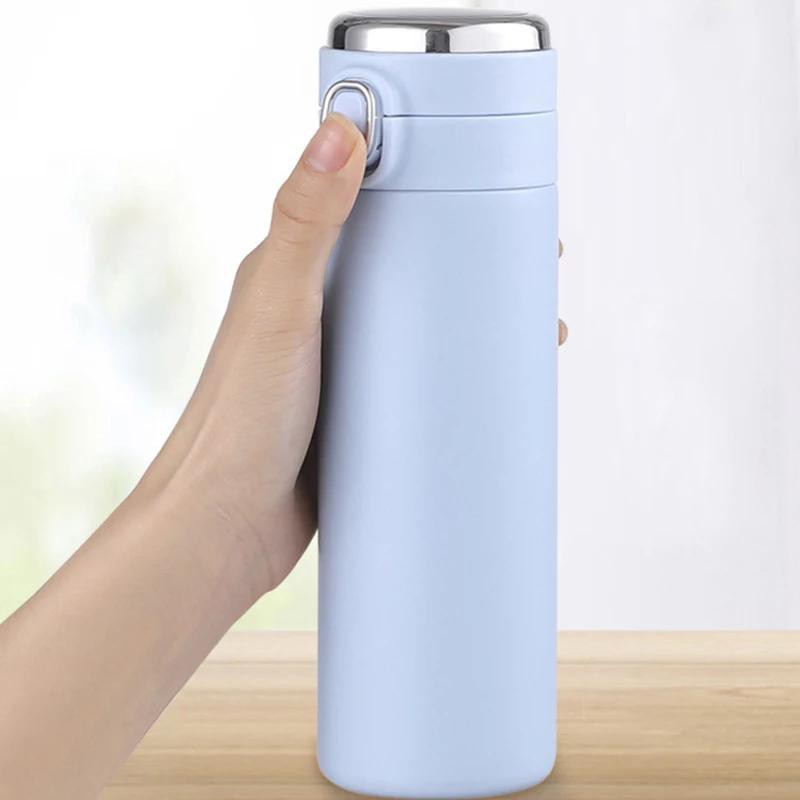 Thermos Digital With Display Temperature 420 ML / Termos Digital With Tombol Buka Tutup