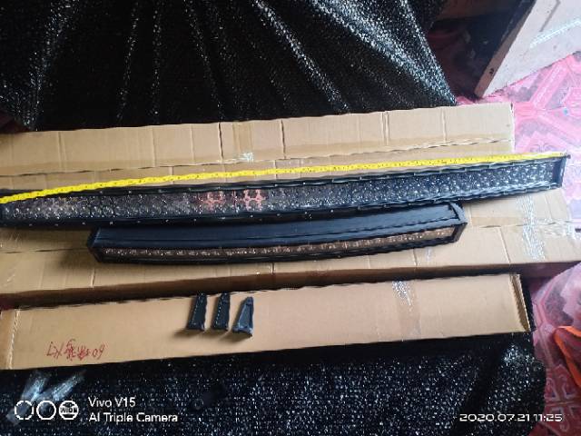 LAMPU SOROT LED LIGHT BAR CURVE LENGKUNG 107  CM 240 W