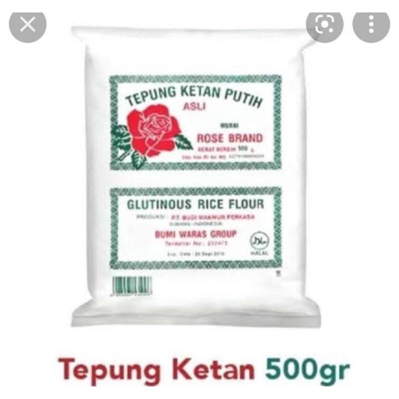 

tepung beras ketan merk ROSE BRAND 500gram