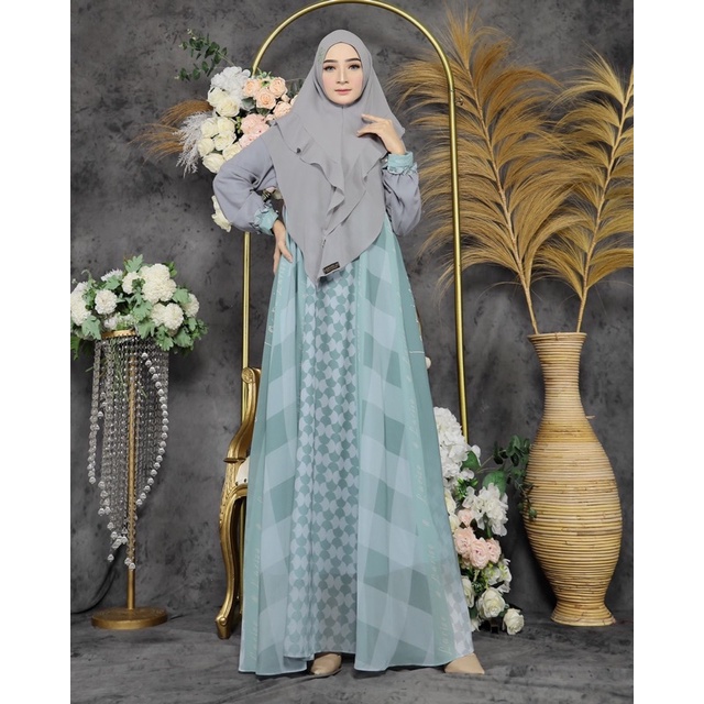 Gamis Nabila set syar'i by NOLA