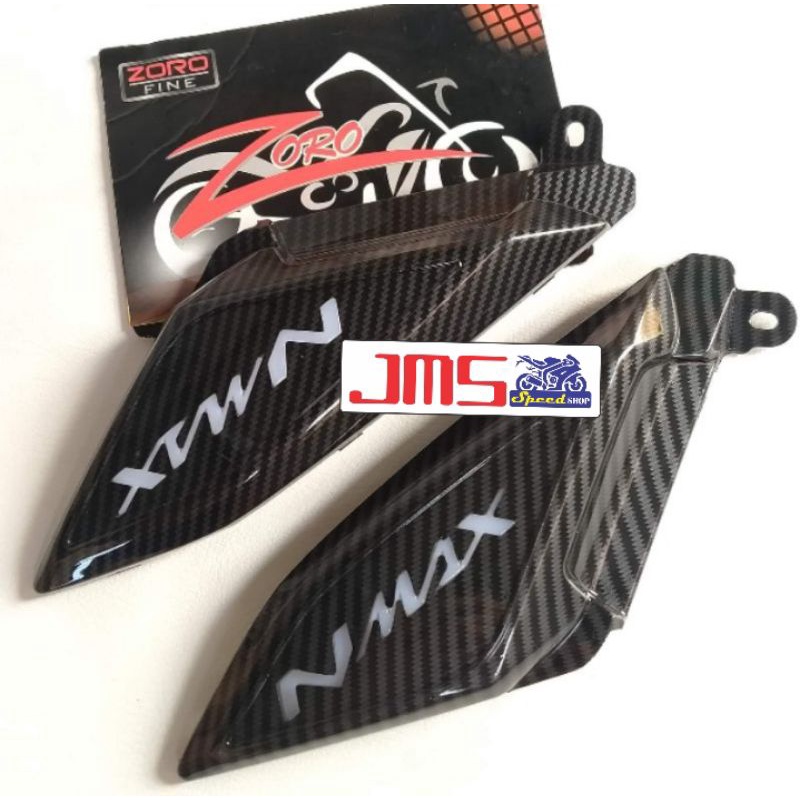 cover tutup carbon pijakan/cover bodi kiri dan kanan yamaha nmax new 2020 zoro pnp