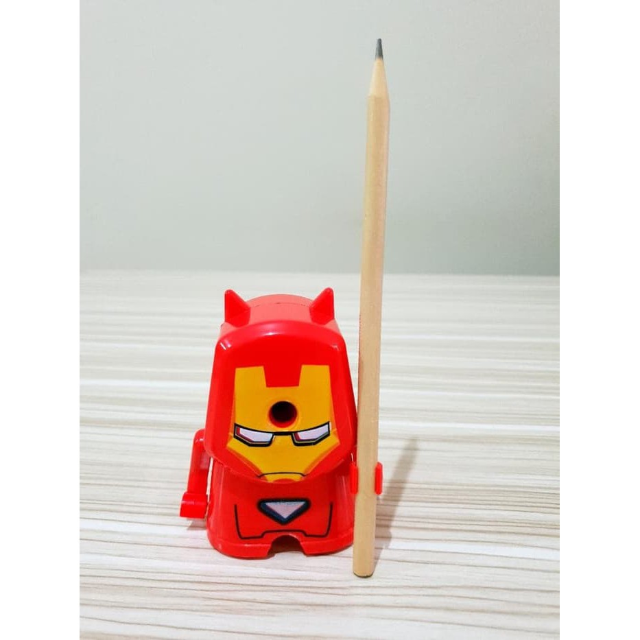 

Serutan IRON MAN - Rautan Meja Asahan Putar Pensil Karakter Super Hero