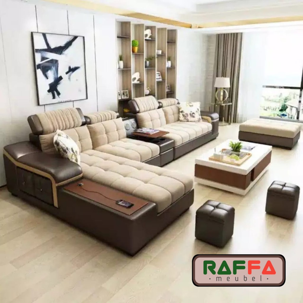 L39 RAFFA MEUBEL - Sofa Leter L - Sofa Minimalis Modern - Sofa Ruang Tamu/Keluarga - Kursi Sofa