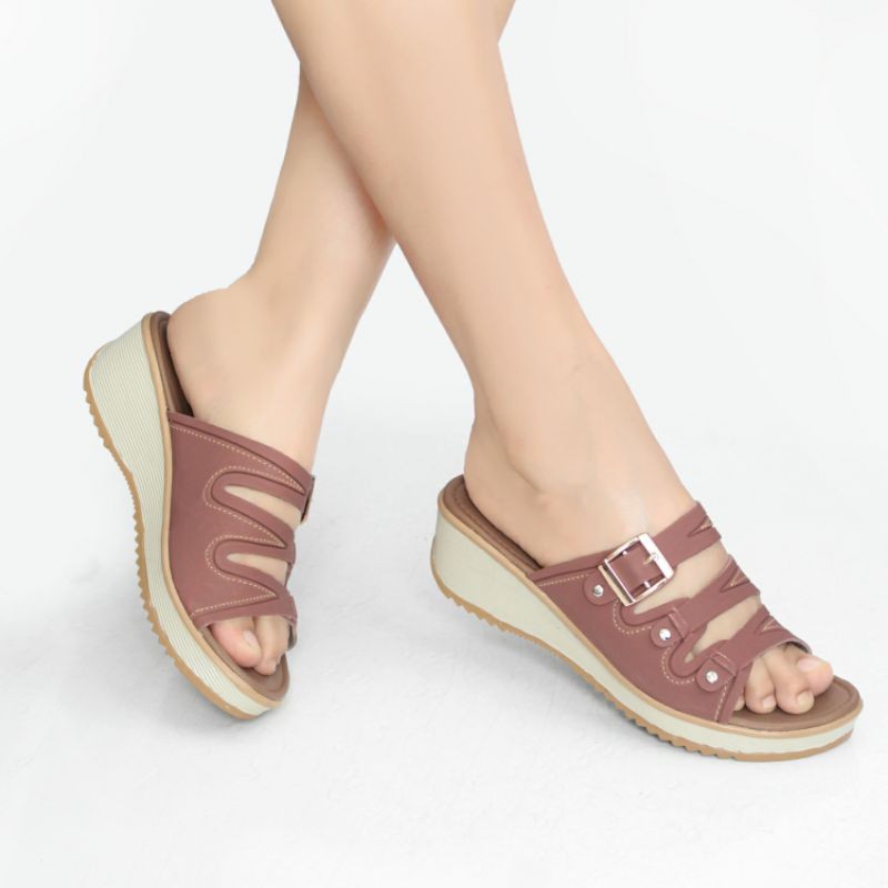 SANDAL JEPIT WANITA KULIT MURAH CASUAL SANTAI MS7736