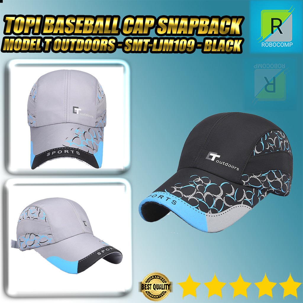 Topi Baseball Cap Snapback Model T Outdoors MLTBB