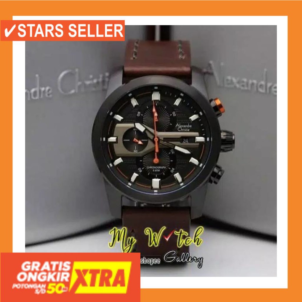 JAM TANGAN GROSIR MURAH LELAKI ANTI KARAT AIR LAKI / Jam tangan pria AC 6290