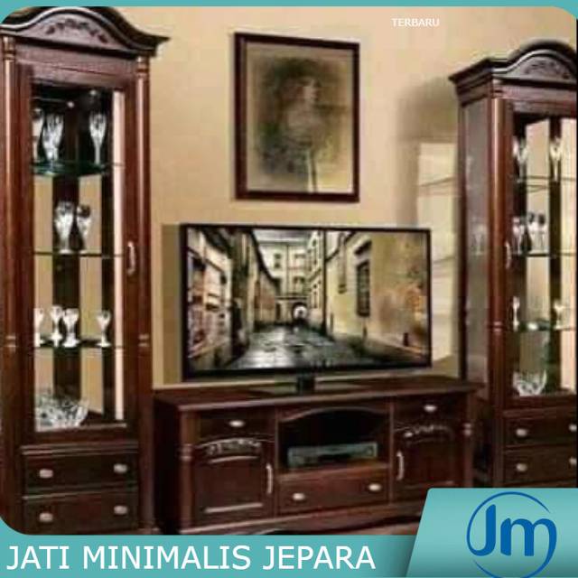 Bufet tv minimalis / meja tv jati / lemari jati / furniture jepara furniture jepara