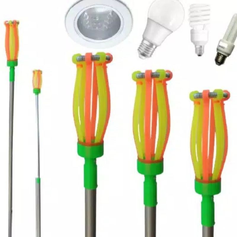 Tongkat pemasang lampu / stik pemasang lampu / gala lampu / tongkat lampu