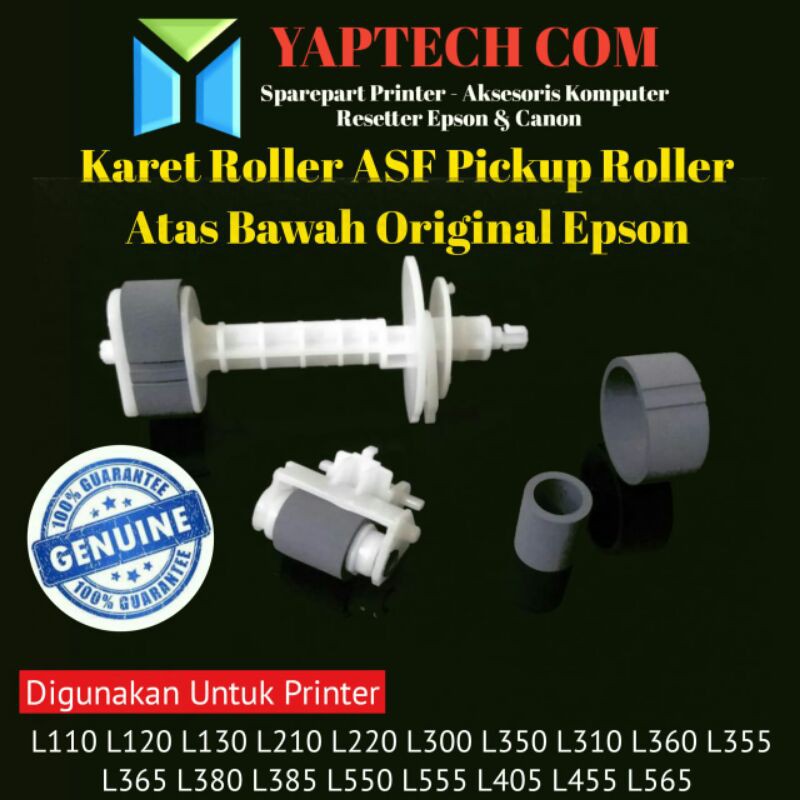 Asli Epson Roller ASF Pickup Roller Atas Bawah Epson L360 L380 L385 L120 Asf Roller Pickup Roller