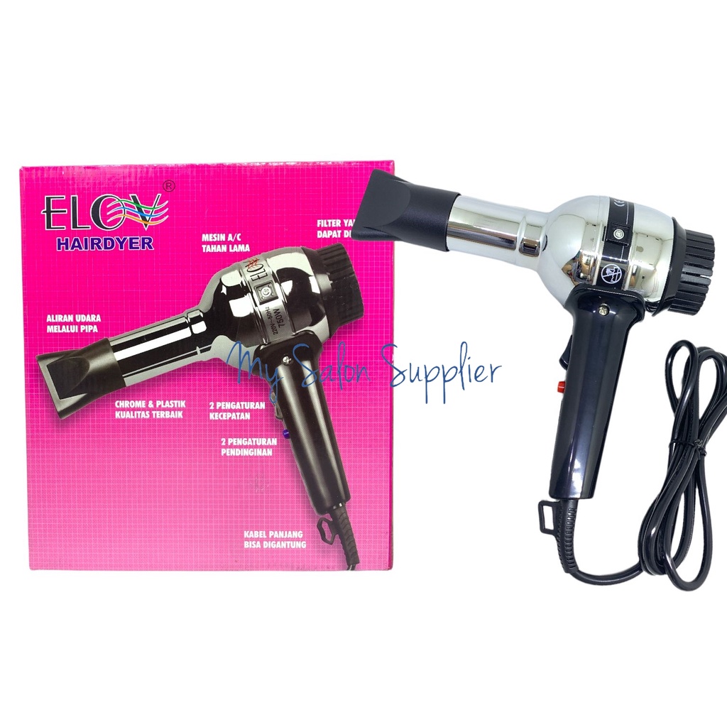 Hair Dryer Stainless Elov