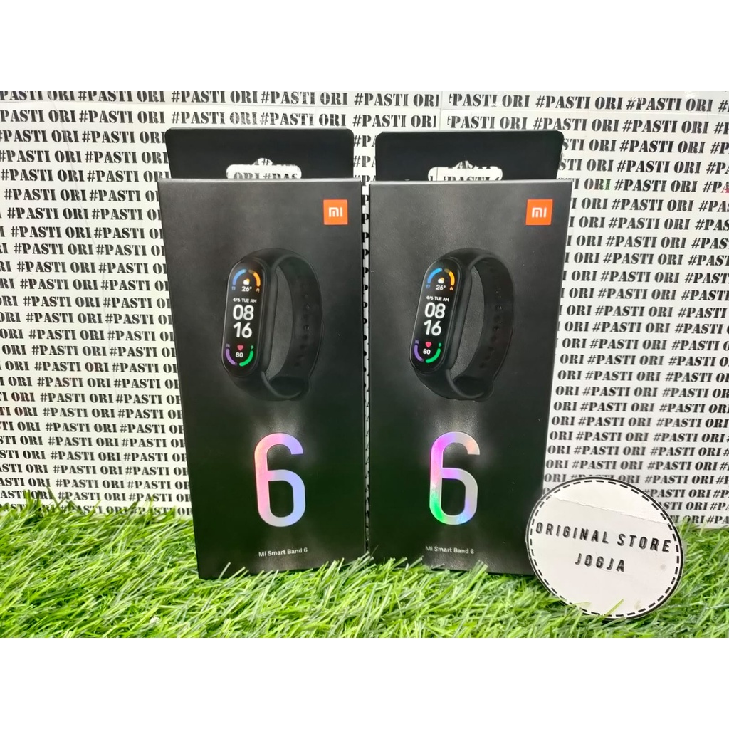 Xiaomi Mi Band 6 AMOLED Screen SPO2 Waterproof Smart Band Garansi TAM