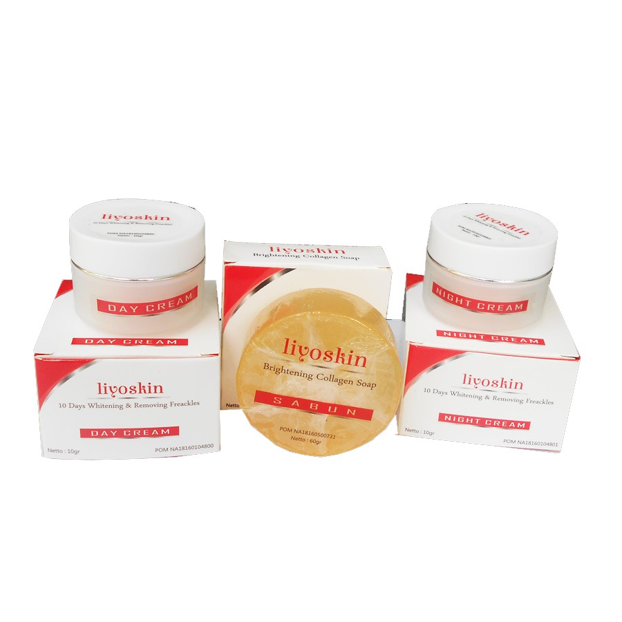 Cream malam dan sabun Liyoskin