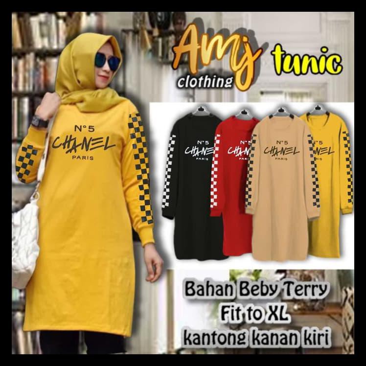 TUNIK WANITA MUSLIM - Kuning