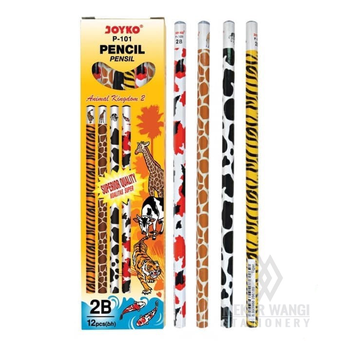 

Pensil 2B Joyko P-101 2B Animal kingdom ( SATUAN )