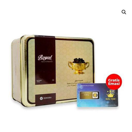 

GRATIS EMAS - Kurma Ajwa Royal Dates 850 gram Best Seller Tokoshobi