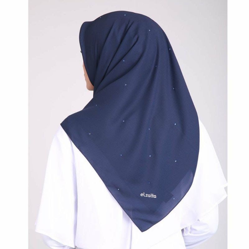 Hijab Segi Empat Elzatta CIFFON swarovski Terbaru 2021