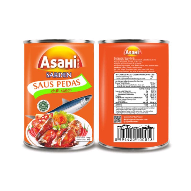 Asahi Sarden 2 x 155gr