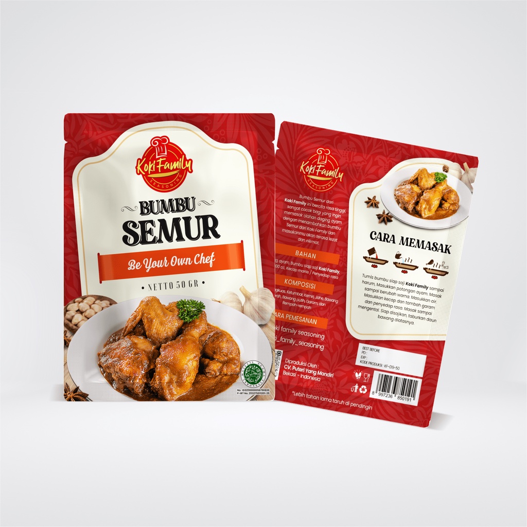 

Koki Family Bumbu Semur - Bumbu Semur dengan Rempah Khas yang Lezat 50 gr