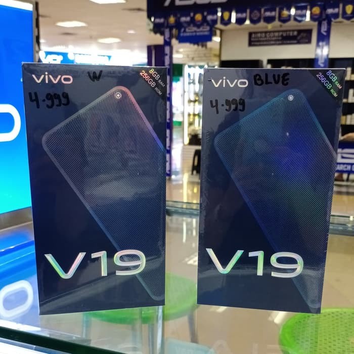 Vivo V19 8/256 - 8 GB / 256 GB - Garansi Resmi Vivo - Blue - WHite