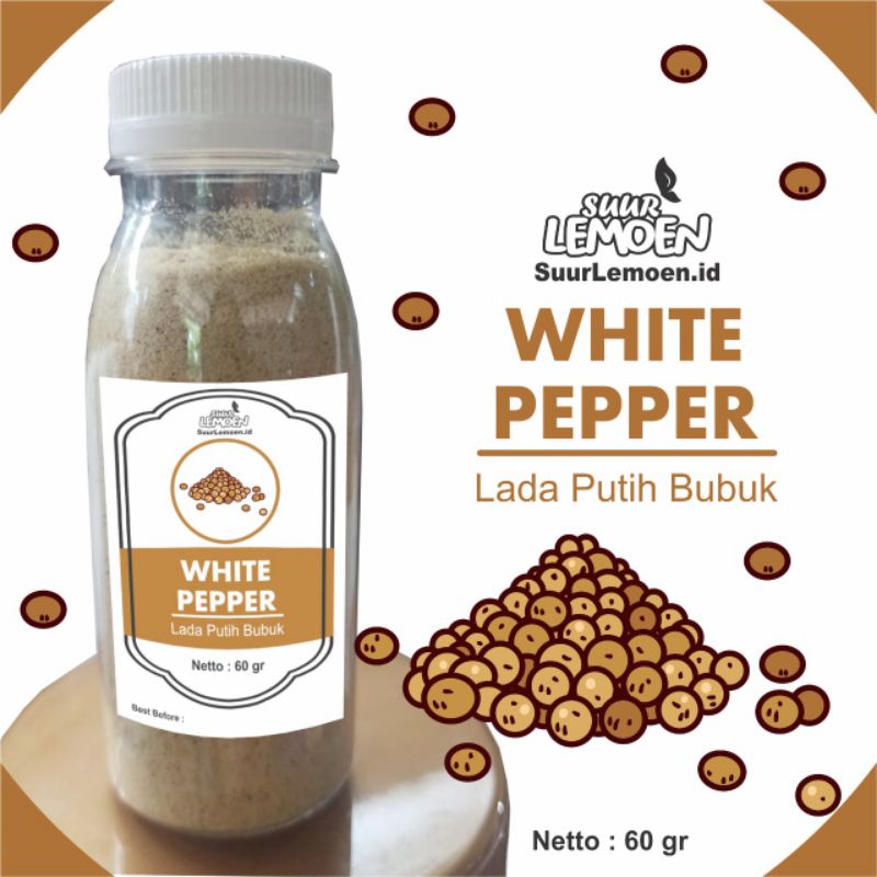 Lada Putih Bubuk White Pepper Powder