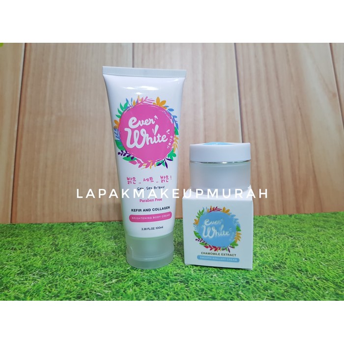 Perawatan Tubuh Paket Komplit Everwhite \\U002F Everwhite Blue (Ketiak) + Pink (Badan) Perawatan
