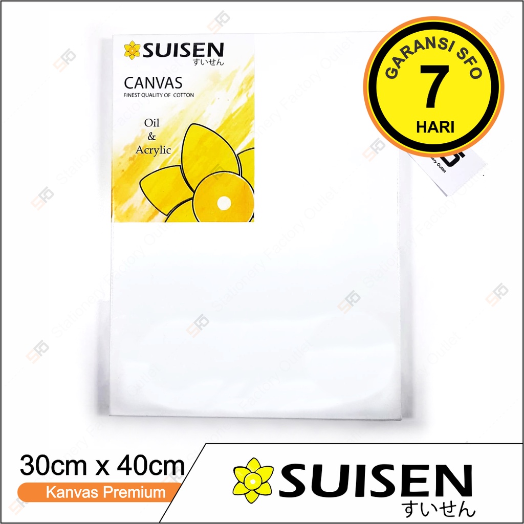 

Kanvas Lukis Premium 30 x 40 cm - Suisen - SFO Semarang Official