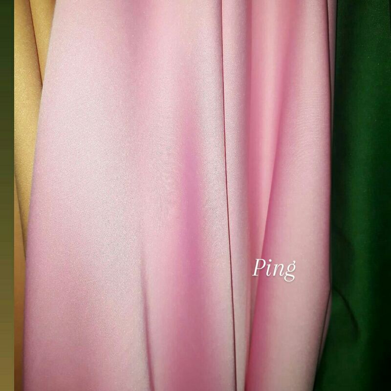 Bahan saten velvet/Kain velveti krem/silk