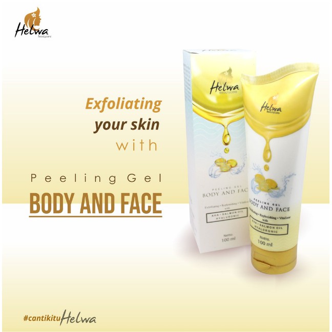 PEELING GEL BODY N FACE HELWA BEAUTYCARE