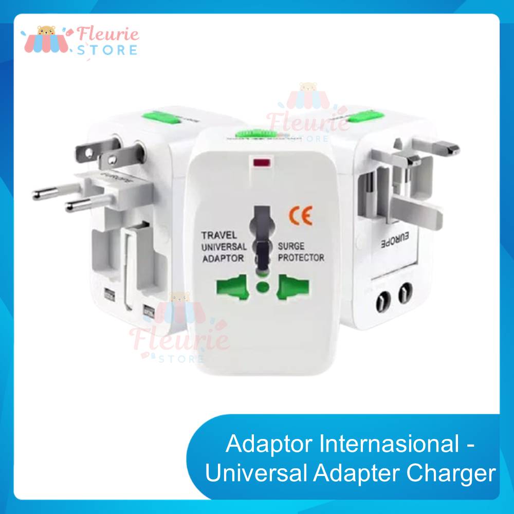 Adaptor Internasional - Universal Adapter Charger Traveller Travelling