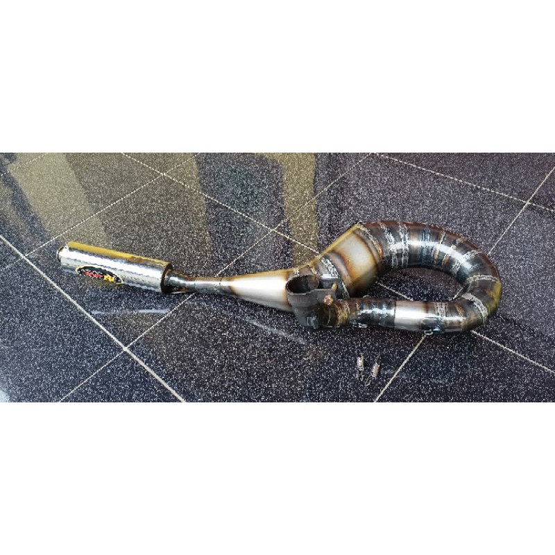 knalpot Vespa kolong kanan panjang px200, Spartan 200