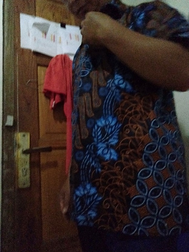 Bswart Batik Hrb026 Kenongo Hem Pendek Padi Pekalongan M L Xl Batik Pria Murah Modern Grosir