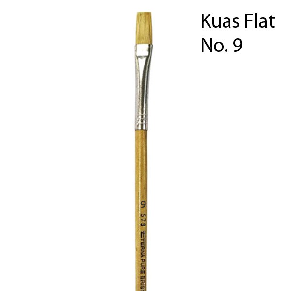 

Kuas Lukis Flat No 9 Air Acrylic Oil