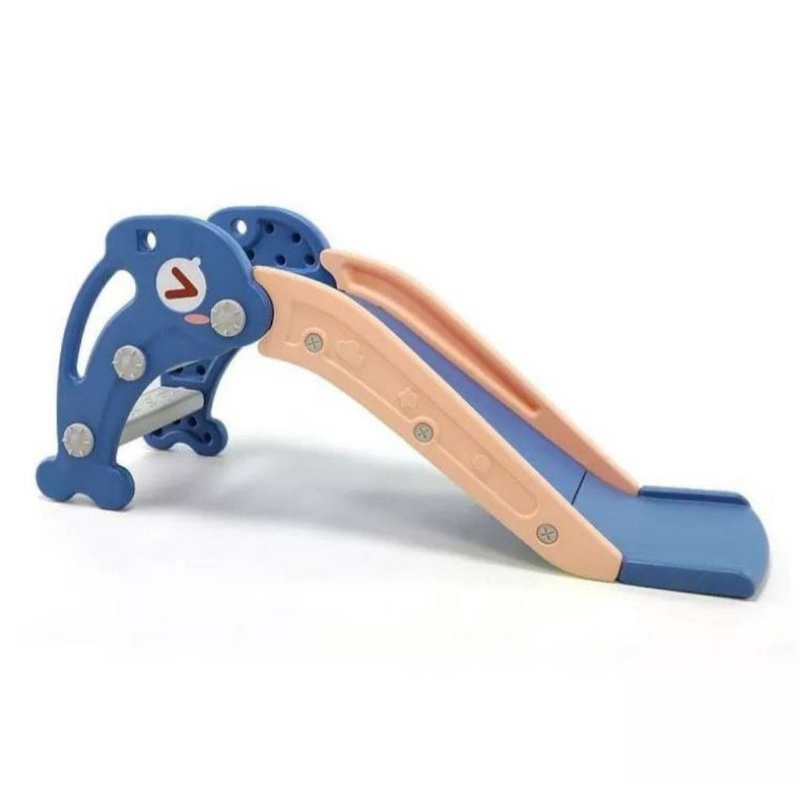 Dolphin Slide / Mickey Slide + Hoop & Base / Perusutan Anak / Perosotan Mickey