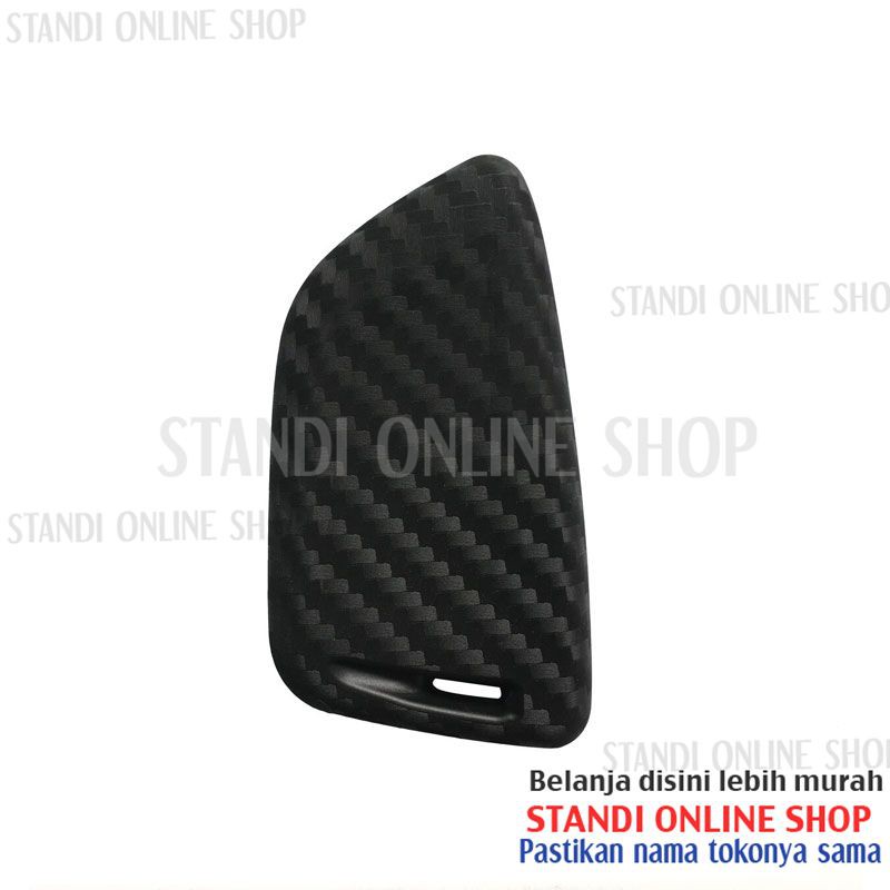 Kondom Kunci Silikon Carbon Remote Smartkey BMW X3 X5 Series