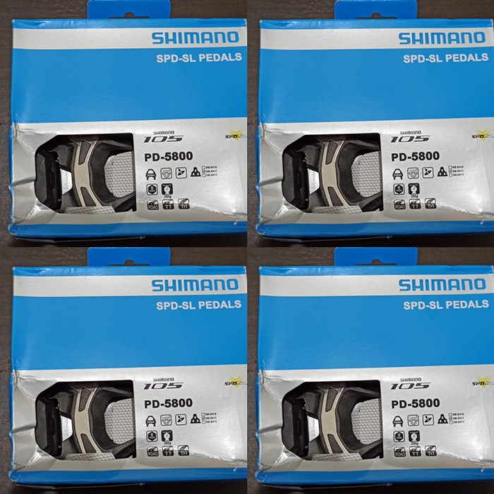 SHIMANO 105 PD 5800 SPD SL CARBON PEDAL CLEAT SET