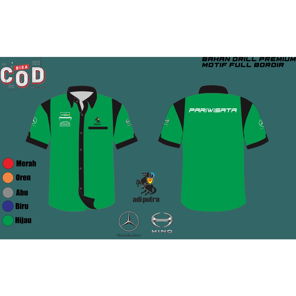 Kemeja Bus Kemeja Bus Pariwisata Kemeja Hem Pariwisata