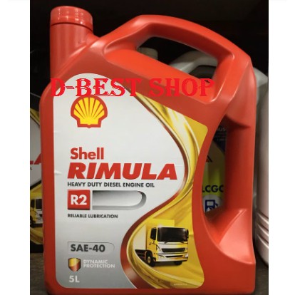 Oli DIESEL SHELL RIMULA R2 SAE 40 API CF - 5 liter