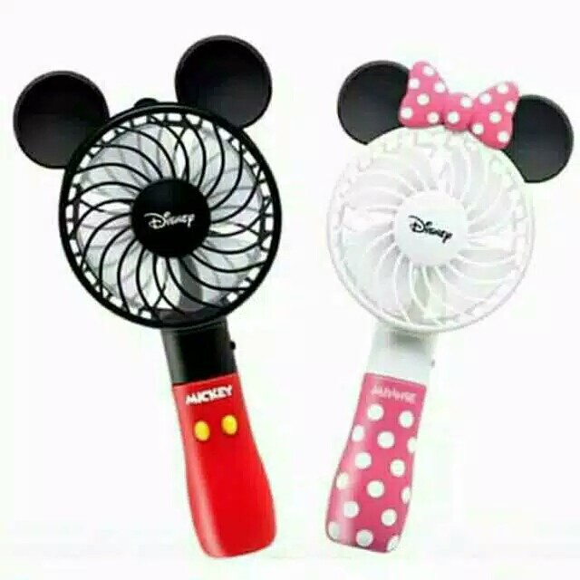 Trend-Kipas Tangan Fan Portable Mini Mickey Mouse Disney Kipas Lucu Karakter Murah