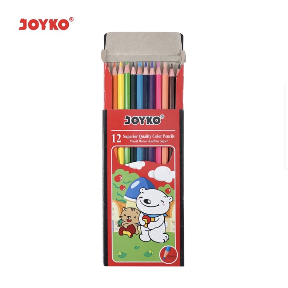 

Color Pencil / Pensil Warna Joyko CP-12PB / 12 Warna