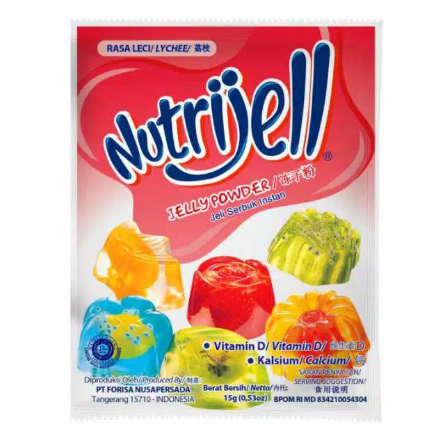 

Nutrijell - Jelly Powder - Rasa Leci - 15gr