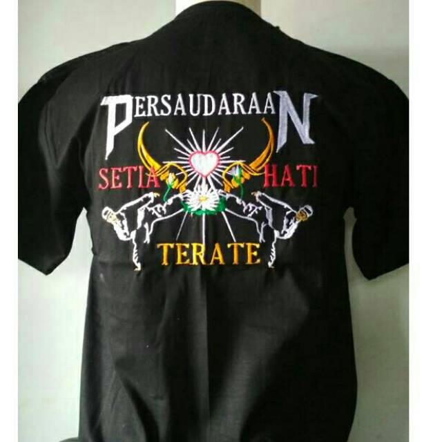 KAOS PSHT PERSAUDARAAN SETIA HATI TERATE BORDIR KAOS PSHT KAOS SH TERATE