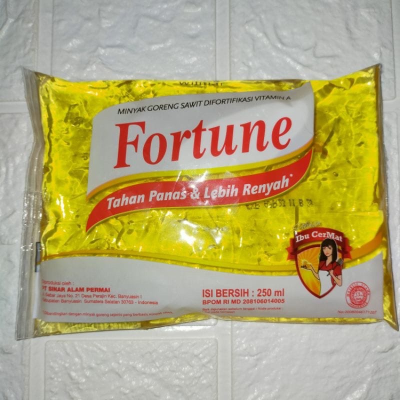 Minyak Goreng Fortune Bantal 250ml